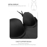 Shapewear bodysuit buttocks sponge pad body shaping and belly tightening