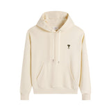 Ami aheoinelovefall and winterpure cotton hooded sweatshirtcasuallooselong sleeves couple hoodie