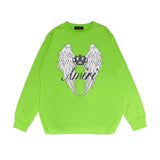 Amiri Long Sleeved Shirt Printed Trendy Pure Cotton