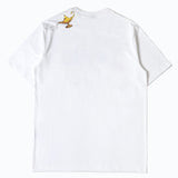 Hip-hop t-shirts: american high street style, short sleeve, cartoon sprite print, loose fit, casual, trendy, sporty short-sleeve tee