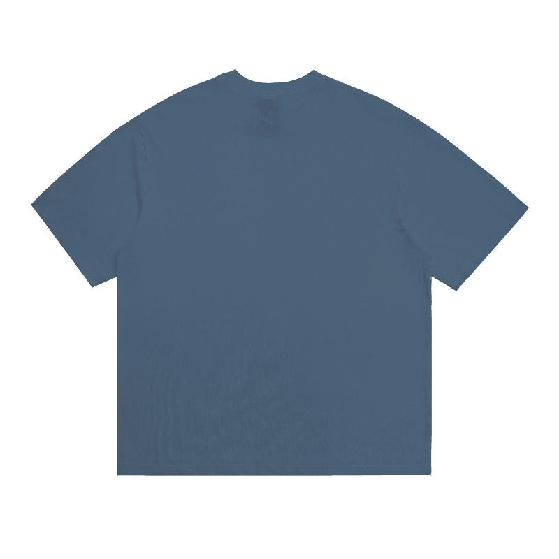 saint m t shirts s.m vintage print crew neck pullover short sleeve top