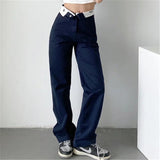 Women Sweatpants Jeans Summer Straight Loose Wide Leg Pants