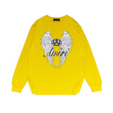 Amiri Long Sleeved Shirt Printed Trendy Pure Cotton