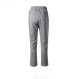 MIJKO Men's Vintage Pants MIJKO Forked Pants Men's and Women's Drawstring Terry Splicing Casual Pants