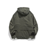 Unisex Jacket Function Men's Assault Jacket Solid Color Casual Loose-Fitting Hoodie Jacket