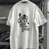 Vetements T Shirts VTM Werther Cute Red Signature Logo Short Sleeve T-shirt