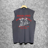 Amiri tank top bull printing