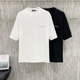 Ch hip-hop t shirts ch crow short sleeve sanskrit printingloosecasualpure cotton american heavy weight