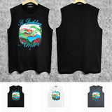 Amiri tank top villa printing
