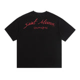 saint m t shirts s.m cartoon series graphic crewneck pullover short sleeve t-shirt