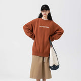 Unisex Sweater Autumn Back Letter Printed Sweater