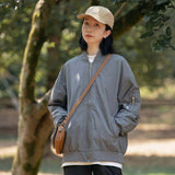 Unisex Shirts Autumn Baseball Multi-Pocket Jacket
