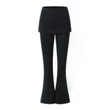 Women Pants Spring/Summer Stretch Flared Pants Trousers