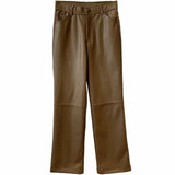 Women Sweatpants Casual Wide Leg Pants High Waist Women Leather Pants