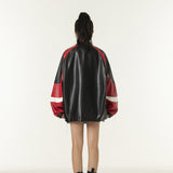 Unisex Jacket Autumn Splicing Machine Car Style Jacket