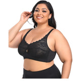 Full figure bra lace thin section