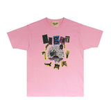 Gallery Dept T Shirt Retro Printed Loose Short-Sleeved Shirt