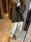 Women Knitted Cardigan Autumn and Winter Sweater Cardigan Long Sleeve Top