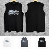 Amiri tank top caiyun pegasus printing