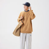 Unisex Sweater Winter Checkered Solid Color Sweater