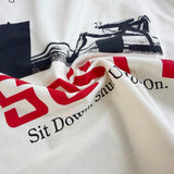 saint m t shirts s.m. sketch figure print crew neck pullover short sleeve top