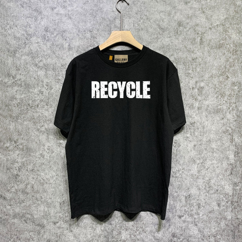 Gallery Dept T Shirt Retro Printed Loose Short-Sleeved Shirt