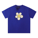 Drew house tshirt r d@ew floral letter crew neck pullover short sleeve