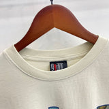 saint m t shirts s.m letter print crew neck pullover short sleeve top