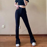 Women Sweatpants Autumn Suit Pants Bell-Bottom Pants