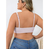 Full figure bra seamless push-up thin style
