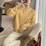 Women Knitted Pullover Autumn and Winter Sweater Loose round Neck Sweater