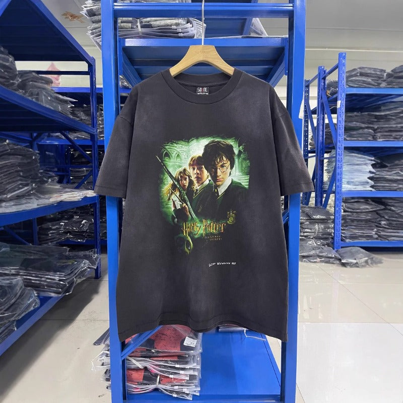 saint m t shirts s.m movie character graphic crew neck pullover short sleeve t-shirt