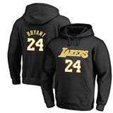 NBA Hoodie basketball jersey hooded sweater Kobe 24 ball