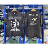saint m t shirts s.m cartoon print crew neck pullover short sleeve top