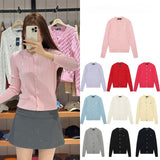 Rlraf pony casualsweetcardiganloosecasual women's fall and winter dopamine round neckcardiganknitting woolen sweater