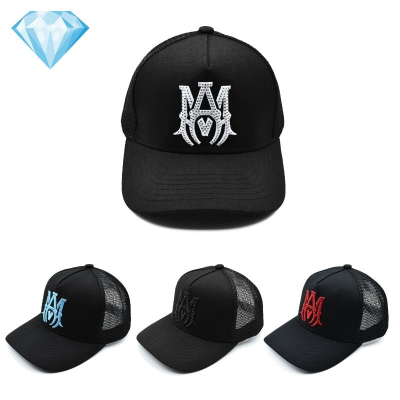 Amiri hat embroidered diamond hat