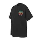 Ch hip-hop t shirts new ch short-sleeved gradient horseshoe hot diamond printing loosecasualpure cotton american heavy weight short-sleeved