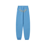 Sp5der Sweatpants Cobweb Puff Print Pure Cotton
