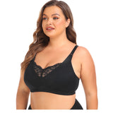 Full figure bra without wire lace