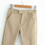 Women Sweatpants Fall Slim Fit Straight Cargo Pants