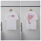 Ch hip-hop t shirts summerch american trendy high streetaccessible luxury cross embroider short sleeve easiest for match