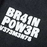Vetements Hoodie Puff Print Destroyed Loose Zip Coat Hooded Sweater
