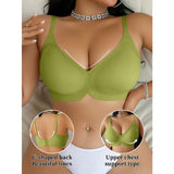 Full figure bra soft support push up