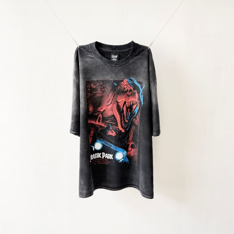 saint m t shirts s.m. jurassic park limited edition crew neck short sleeve tee