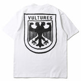 Hip-hop t shirts american high street half sleeve vulture printingloosecasual round neck short sleeve t-shirt