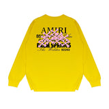 Amiri Long Sleeved Shirt Printed Trendy Pure Cotton