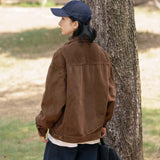 Unisex Shirts Fall Color-Blocking Jacket