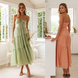 Women Dresses Halter Dress (Jkw0408)