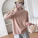 Women Knitwear Spring and Autumn Sweater Loose Knitted Cardigan
