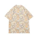 Drew house tshirt r d@ew cartoon floral bear graphic crew neck pullover short sleeve